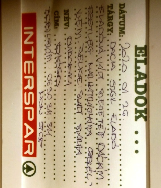 Dáciát cserélne marhatrágyára