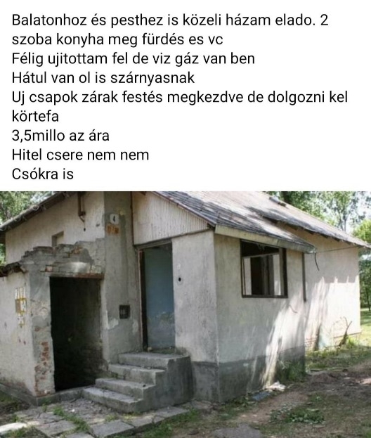 Napiszar, ingatlan rovat