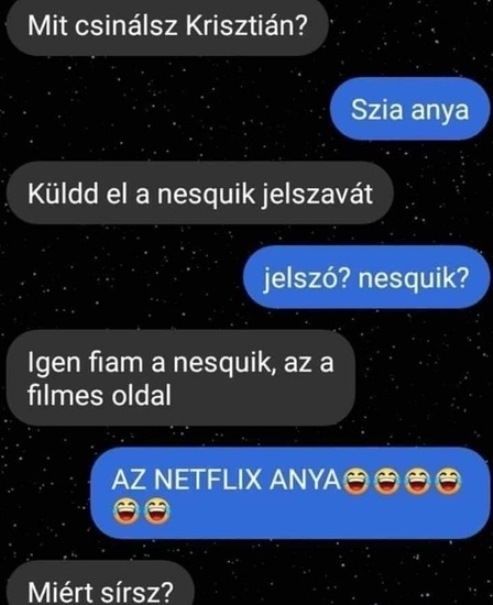 Anyu nincs képben
