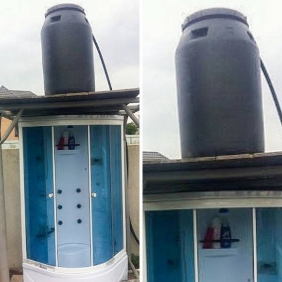 Kerti zuhanyzónak még jó lett