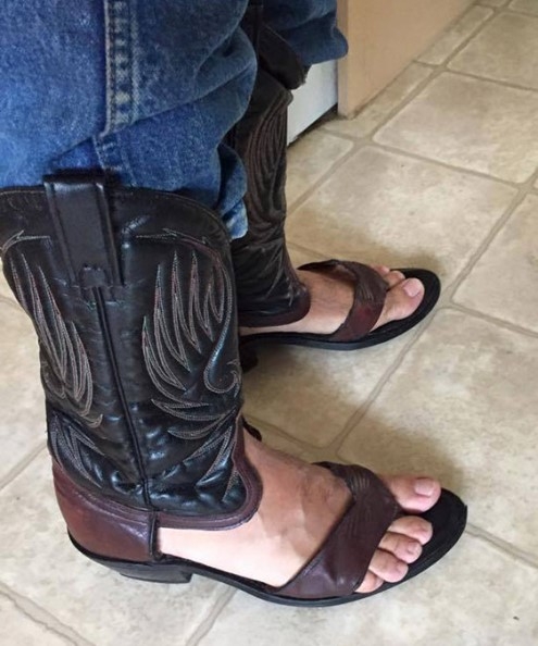 Western csizma - Nyári verzió