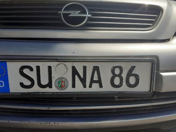 Németországban lőtték nekünk a nap rendszámát