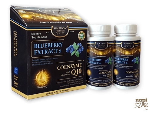 Fekete áfonya kivonat + Q10 - Ha egészséges és fiatalos szeretnél maradni (x)