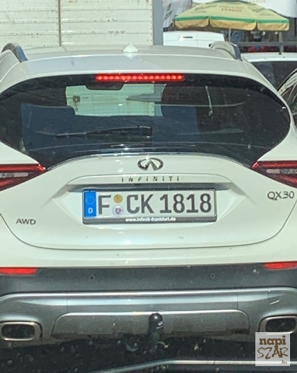 Befutott a nap rendszáma