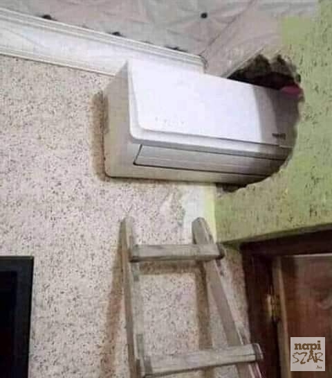 - Két szobám van, de csak egy légkondira van pénzem