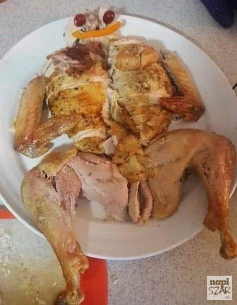 Ma csirkehús volt ebédre