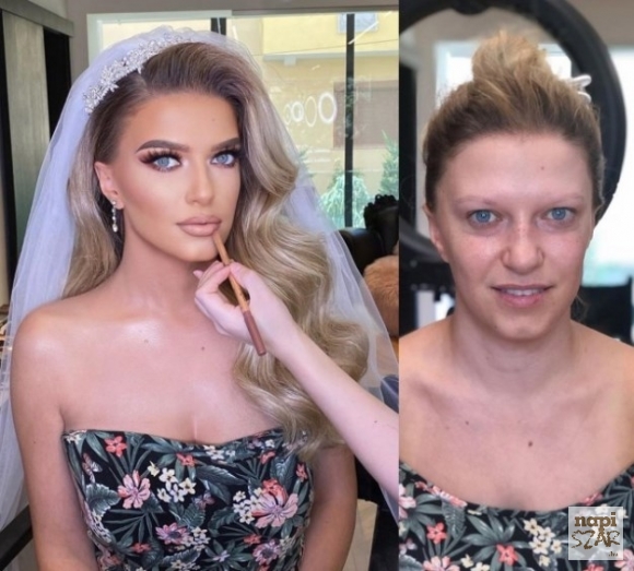 Itt is egy kisebb csodát tett a jó smink