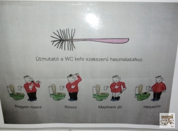 WC kefe használat