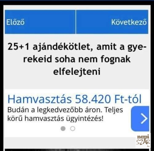 Napi bizarr