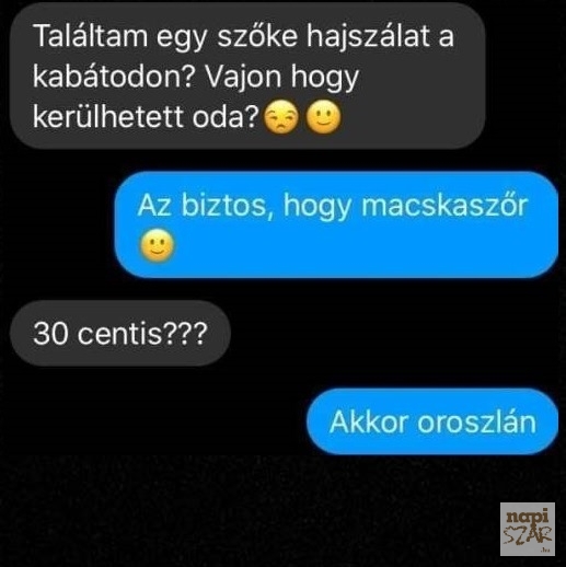 Magyarázkodik a férj