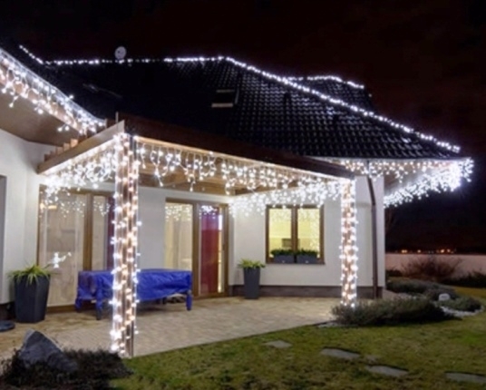 LED-es karácsonyi jégcsap füzér - Teremts ünnepi hangulatot (x)