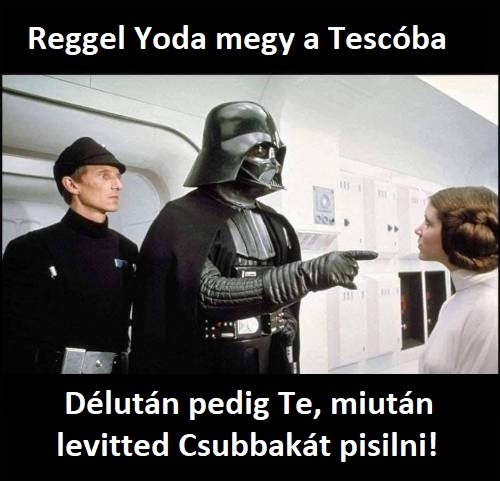 Az öreg Vader kiosztotta a feladatokat