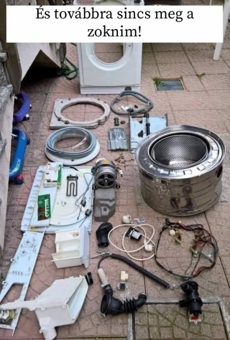 Már csak a lefolyóban lehet, feltöröm azt is!