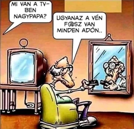 Durván leromlott az öregnek a látása