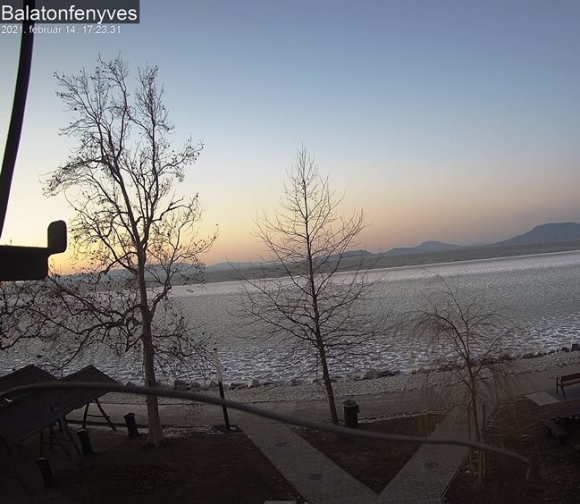 A déli parton kezd befagyni a Balcsi