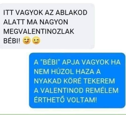 Elfogtunk egy vasárnapi üzenetváltást 🙂