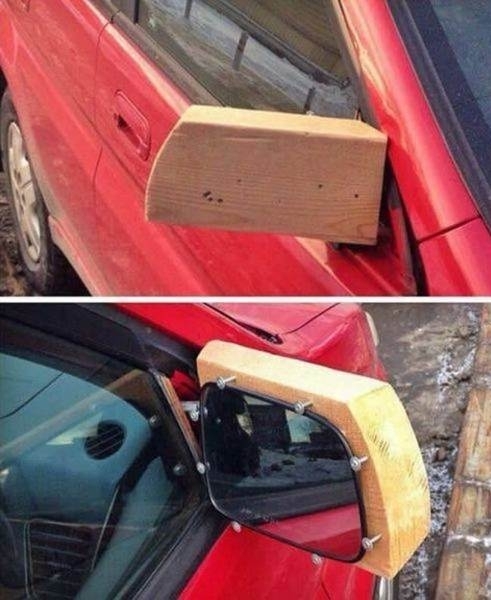 Amikor karosszériás kéne, de csak asztalos haverod van