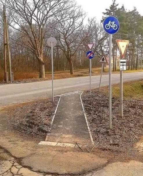 A világ legrövidebb kerékpárútja