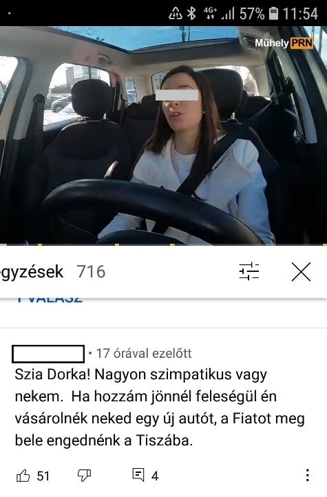 Napi top komment