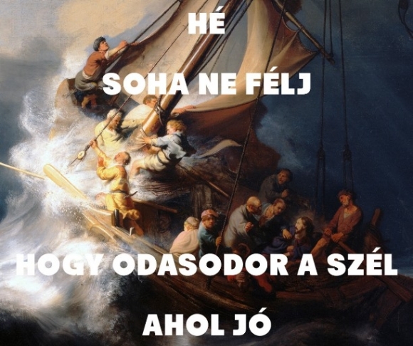 Rembrandt: Vihar a Galileai-tengeren (1633)