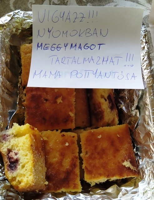 Üzenetet is hagyott mellé az anyós 🙂
