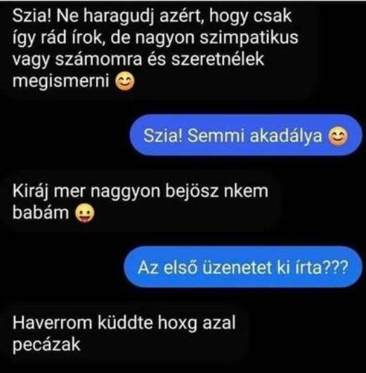 Besegített kicsit a haver