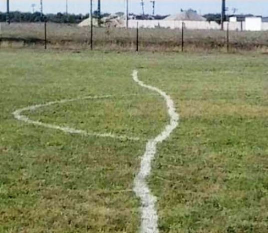 Tavaszra elkészült a helyi focipálya újrafestése