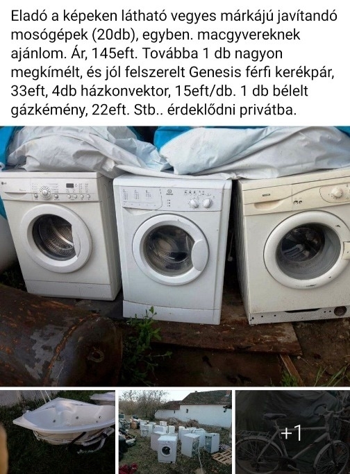 Eladó mosógépek MacGyvereknek