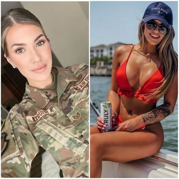 Egy dögös katona csajszi