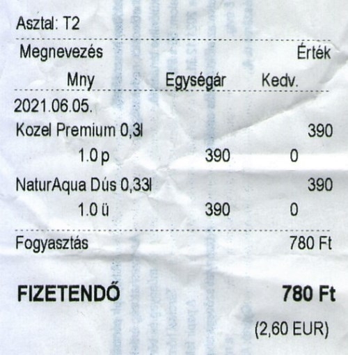 Olcsó a sör vagy drága a víz?