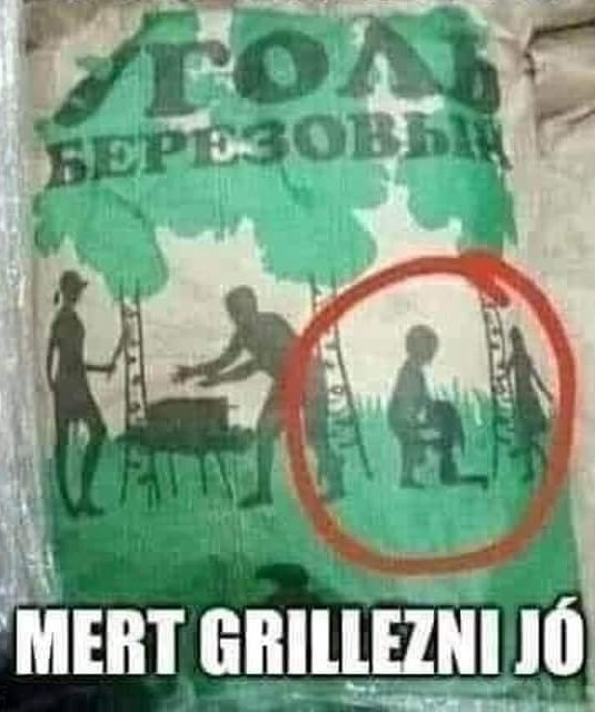 Orosz grill faszén