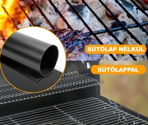 Tapadásmentes grill sütőlap (x)