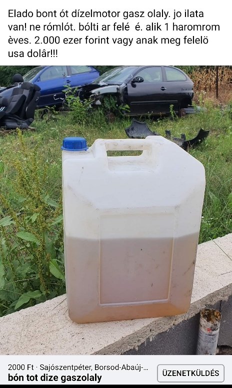 Borsodban adták fel a nap hirdetését