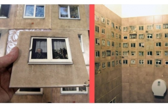 Retró kommunista csempe