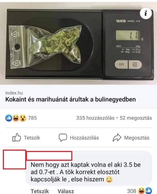 Napi top komment