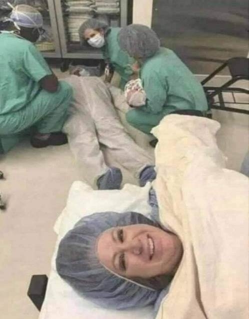 Apuka nem bírta a látványt