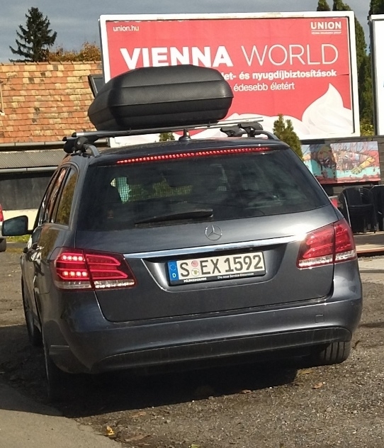 Szekszárdon fotózták a nap rendszámát