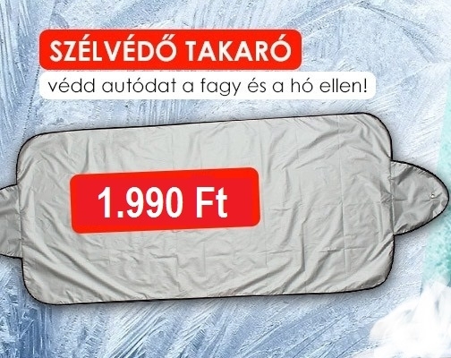 Téli szélvédőtakaró - Lassan szükség lesz rá (x)