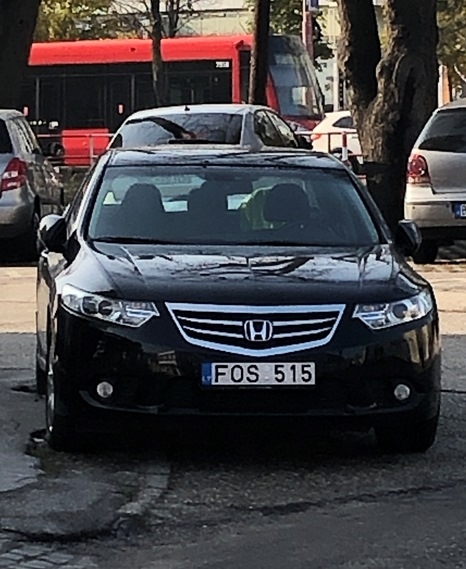 Pozsonyban fotózták nekünk a nap rendszámát