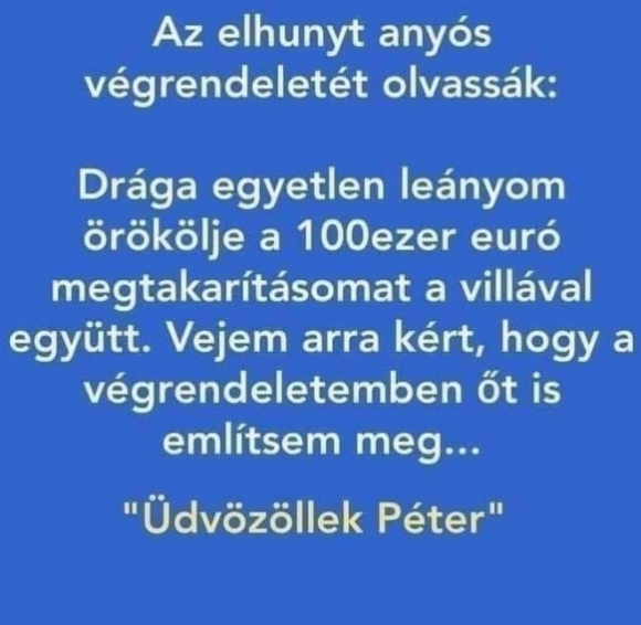 Péter valószínűleg nem erre gondolt 🙂