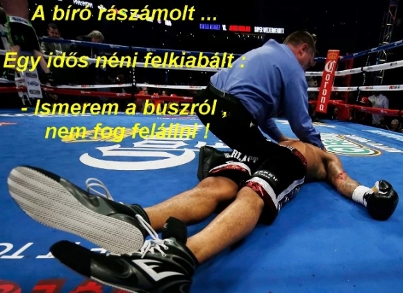 Ismeri, nem fog felállni