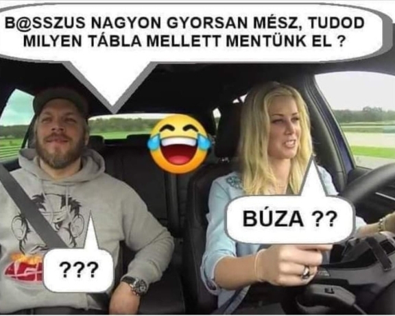 Szőke nő a volánnál