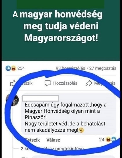 Napi top komment