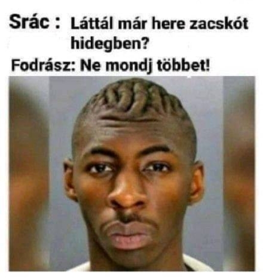 Fodrász : Milyen hajat szeretnél?