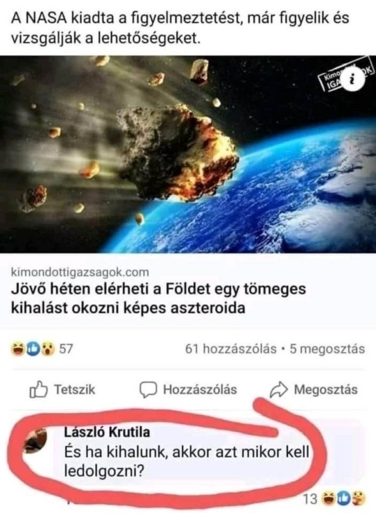 Befutott a nap kérdése