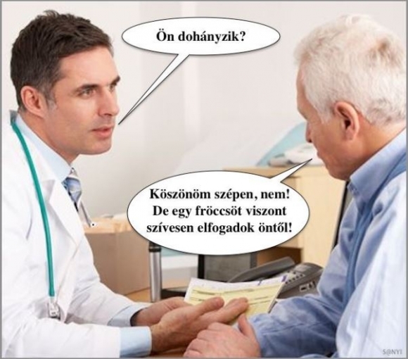 Gyuszi bácsi tegnap dokinál járt