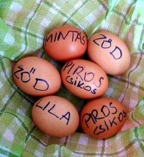 Drágám, nincs itthon tojásfesték