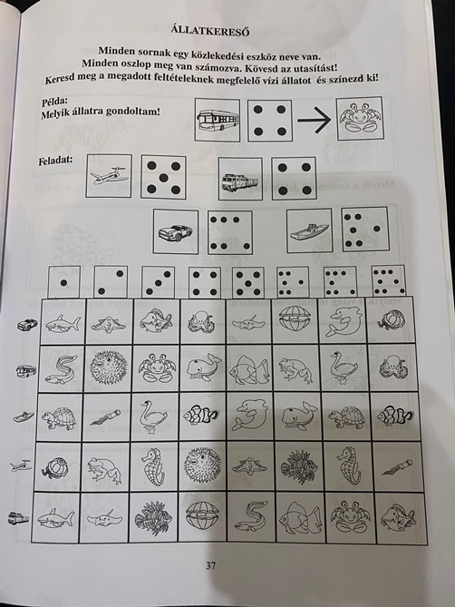 5 éves gyereknek való feladatos könyvből