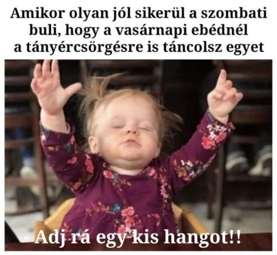 Neked is durva volt a szombat éjszakád? 🙂