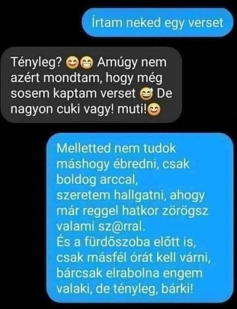 Valószínűleg nem ilyen versre számított a bébi